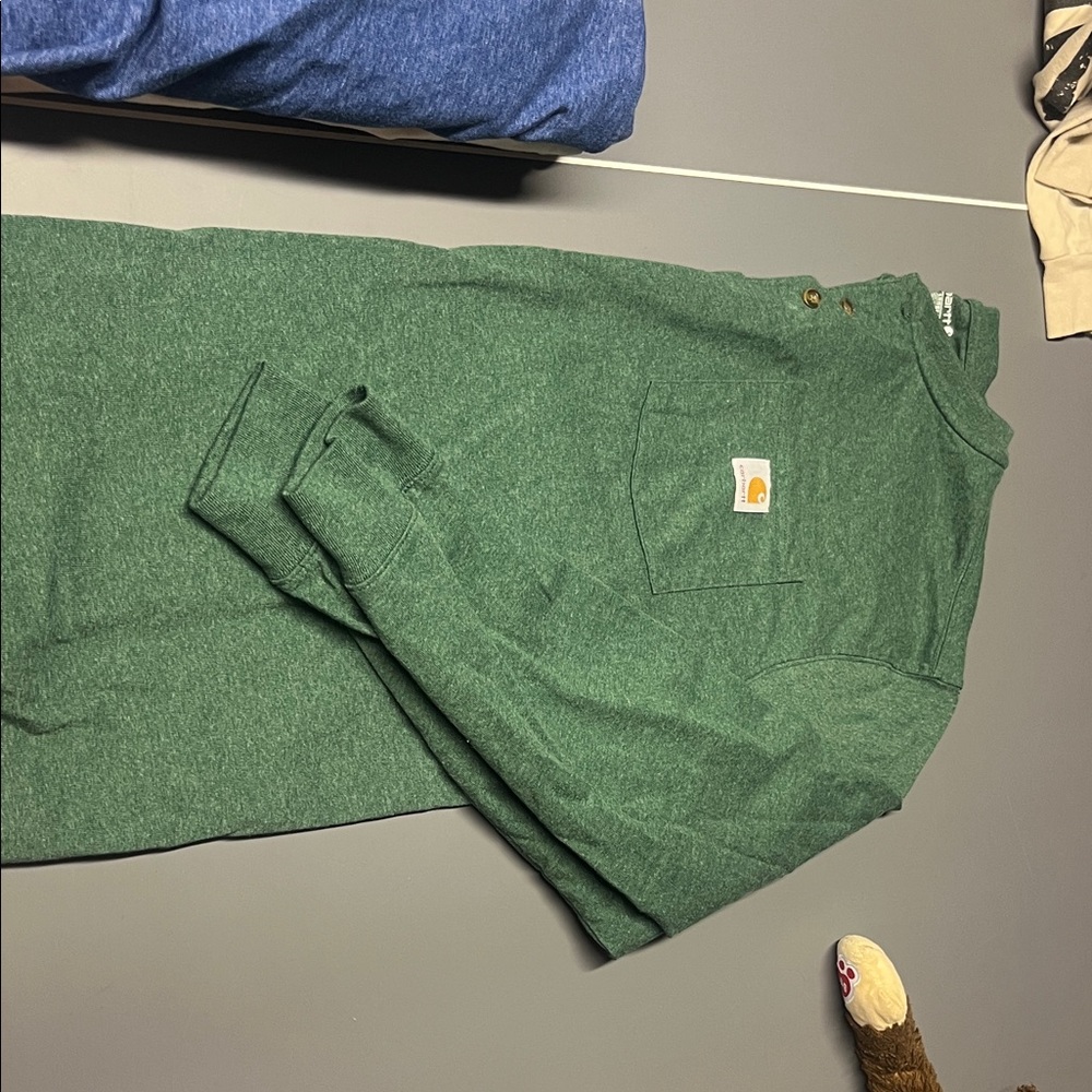Carhartt Forest Green Pocket Tee